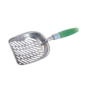 Die rostfreie Alu-Kotschaufel Swifty Scoop ist die perfekte, langlebige Alternative zu herkömmlichen Kunststoff-Kotschaufeln, die oft schnell brechen. Diese hochwertige Kotschaufel eignet sich ideal für die Reinigung von Katzentoiletten sowie für Hundebesitzer, die Hundekot im Garten oder auf Spaziergängen entfernen möchten. Mit einer großen Aufnahmefläche von ca. 12,5 x 14 cm und einem komfortablen Soft-Griff ermöglicht sie eine mühelose Handhabung. Darüber hinaus ist die Swifty Scoop einfach und hygienisch zu reinigen, was sie zu einem unverzichtbaren Hilfsmittel für jeden Tierhalter macht. Die Gesamtmaße betragen ca. 34 x 14 cm (LxB) und die Grifflänge ist ca. 18 cm. Investieren Sie in diese praktische und langlebige Kotschaufel für eine stressfreie Reinigung!