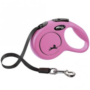 Entdecken Sie die perfekte Leine für kleine Hunde bis zu 12 kg Körpergewicht! Diese hochwertige Leine in der auffälligen Farbe Pink ist mit einem innovativen Kurzhub-Bremssystem ausgestattet, das Ihnen volle Kontrolle und Sicherheit beim Spazierengehen bietet. Dank der flexiblen Erweiterungsmöglichkeiten durch das flexi Multi Box und das LED Lighting System können Sie die Leine ganz nach Ihren Bedürfnissen anpassen. Mit einer Gurtlänge von 3 Metern bietet sie Ihrem Hund ausreichend Bewegungsfreiheit und Komfort. Wählen Sie diese praktische und stilvolle Leine für unvergessliche Spaziergänge mit Ihrem vierbeinigen Freund!