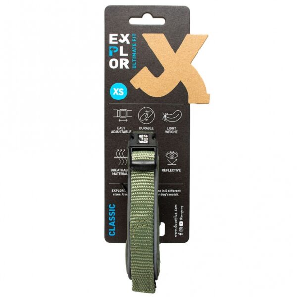 Duvoplus EXPLOR Ultimate Fit Comfy Halsband Classic - Undercover Green - S - 34-38cm – Bild 2