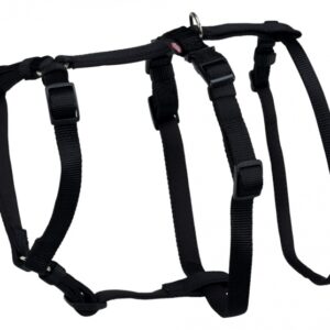 Dieses hochwertige Gurtband ist die ideale Lösung für schreckhafte Hunde, die schnell die Flucht ergreifen. Es bietet optimale Sicherheit durch den ausbruchsicheren Taillengurt, der sich perfekt an den Bauchumfang von 40 bis 65 cm anpasst. Die stufenlos verstellbaren Gurte und die praktischen Klettstreifen am Rückengurt gewährleisten eine individuelle Anpassung und einen angenehmen Tragekomfort dank der weichen Neopren-Polsterung. Der abnehmbare Taillengurt ermöglicht ein einfaches und schnelles Anlegen, sodass Sie Ihren Hund schnell sichern können. In elegantem Schwarz ist dieses Gurtband nicht nur funktional, sondern auch stilvoll – ideal für Ihren West Highland Terrier und andere ähnliche Rassen. Vertrauen Sie auf hohe Qualität und Sicherheit für Ihren vierbeinigen Freund!