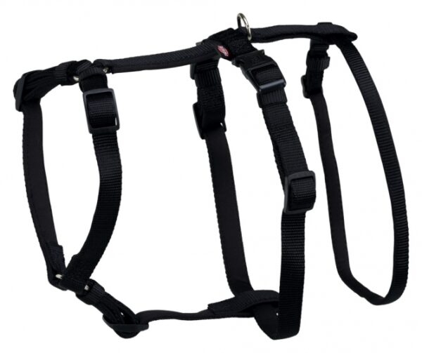 Dieser hochwertige Gurtband für Hunde bietet eine ausbruchsichere Lösung, ideal für schreckhafte Tiere, die schnell die Flucht ergreifen könnten. Mit einem verstellbaren Taillengurt und stufenlos anpassbaren Gurten sowie Klettstreifen am Rückengurt sorgt der Gurt für eine optimale Anpassung und Sicherheit. Die angenehme Neopren-Polsterung garantiert hohen Tragekomfort, während der abnehmbare Taillengurt das Anlegen einfach und schnell macht. In klassischem Schwarz ist dieses Gurtband perfekt für Hunde mit einem Bauchumfang von 50-75 cm, wie zum Beispiel Border Collies. Investieren Sie in die Sicherheit Ihres vierbeinigen Freundes mit diesem praktischen und funktionalen Gurtband!