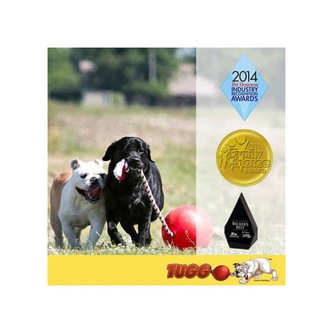 Der Tuggo Teeny Tiny Ball ist die ideale Herausforderung für aktive und starke Hunde. Dieser robuste Hundeball wurde sogar von Tigern getestet und bietet unvergleichlichen Spielspaß für einen oder mehrere Hunde. Mit einem praktischen, verschließbaren Deckel können Sie den Ball ganz einfach mit Wasser oder Sand befüllen und so ein Gewicht von bis zu 680 g erreichen. Dadurch entstehen spannende neue Spiel- und Trainingsmöglichkeiten, die sowohl für Zerrspiele mit Menschen als auch für das Spiel unter mehreren Hunden perfekt sind. Das integrierte Seil ermöglicht einen einfachen Halt und sorgt für zusätzlichen Spielspaß. Sollte das Seil irgendwann abgenutzt sein, können Sie es problemlos durch ein neues Ersatzseil ersetzen, das separat erhältlich ist. Der Tuggo Teeny Tiny Ball hat einen Durchmesser von 10 cm (4 Zoll) und ist in einem auffälligen Rot erhältlich. Nutzen Sie diesen hochwertigen Ball, um die Energie Ihres Hundes sinnvoll zu kanalisieren und gemeinsame Spielstunden zu genießen!