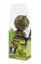 Entdecken Sie unser hochwertiges Ergänzungsfuttermittel für Zwergkaninchen und Nager! Diese getreidefreien Kräuter-Bälle sind ideal zum Spielen und Knabbern und bieten eine leckere und gesunde Snack-Option. Mit einem hohen Anteil an Rohfaser und besonders niedrigem Calciumgehalt unterstützen sie die gesunde Ernährung Ihrer kleinen Lieblinge. Die sorgfältig ausgewählte Zusammensetzung enthält Erbsen, Graspflanzensaat, Kanariengrassaat, Brennnessel, Buchweizen und viele weitere gesunde Zutaten wie Petersilie und Karotten. Dieses Futter hat einen hohen Proteingehalt von 18,9 % und ist perfekt für die tägliche Fütterung als Snack geeignet. Verwöhnen Sie Ihre Tiere mit diesem schmackhaften und nahrhaften Snack in der praktischen 75 g Verpackung!