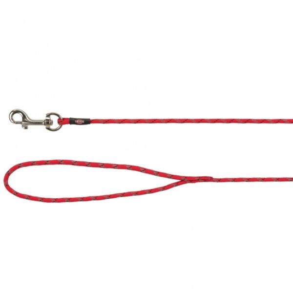 Dieser extra kleine Bolzenhaken ist ideal für sehr kleine Hunde und bietet eine sichere und praktische Lösung für Spaziergänge. Hergestellt aus leichtem Tau mit einer Länge von 4 m und einem Materialdurchmesser von 4 mm, ist er sowohl handlich als auch robust. Die reflektierenden Elemente sorgen für zusätzliche Sichtbarkeit bei schlechten Lichtverhältnissen, während die praktische Handschlaufe einen komfortablen Halt bietet. In einem auffälligen Rot gehalten, vereint dieser Bolzenhaken hohe Qualität mit einem ansprechenden Design. Perfekt für Hundebesitzer, die Wert auf Sicherheit und Stil legen!