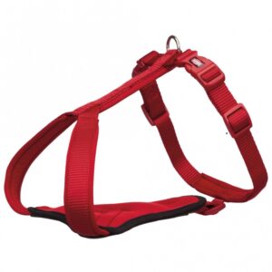 Dieses hochwertige Gurtband ist ideal für Haustierbesitzer, die Wert auf Komfort und Sicherheit legen. Mit einem breiten Brustpolster sorgt es für eine optimale Druckverteilung und erhöht den Tragekomfort für Ihren Hund. Der stufenlos verstellbare Bruststeg und Bauchgurt ermöglichen eine individuelle Anpassung, während die Neoprenpolsterung zusätzlichen Komfort bietet. Zudem verfügt das Gurtband über einen praktischen Anleinring und reflektierende Elemente im Brustbereich für mehr Sichtbarkeit bei Dunkelheit. In der auffälligen Farbe Rot und in den Größen XS-S (Bauchumfang ca. 37-45 cm) ist dieses Gurtband ein unverzichtbares Accessoire für jeden Hundebesitzer, der auf hohe Qualität und Funktionalität setzt.