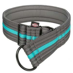 Dieses hochwertige Hundehalsband ist mit einem stufenlos verstellbaren Gurtband ausgestattet, das sich perfekt an den Halsumfang Ihres Hundes anpasst (48-58 cm). Es bietet eine optimale Druckverteilung und ist rundum neoprengepolstert, was höchsten Komfort für Ihren Vierbeiner gewährleistet. Die reflektierenden Elemente sorgen für zusätzliche Sicherheit bei nächtlichen Spaziergängen. Zudem ist das Halsband tierschutzkonform nach § 18 (AT) und in der eleganten Farbgebung grafit/ozean erhältlich. Mit der Größe L-XL eignet es sich ideal für mittelgroße bis große Hunde. Entscheiden Sie sich für Qualität und Sicherheit – Ihr Hund wird es Ihnen danken!