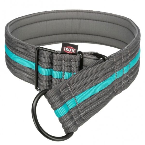 Dieses hochwertige Hundehalsband ist mit einem stufenlos verstellbaren Gurtband ausgestattet, das sich perfekt an den Halsumfang Ihres Hundes anpasst (48-58 cm). Es bietet eine optimale Druckverteilung und ist rundum neoprengepolstert, was höchsten Komfort für Ihren Vierbeiner gewährleistet. Die reflektierenden Elemente sorgen für zusätzliche Sicherheit bei nächtlichen Spaziergängen. Zudem ist das Halsband tierschutzkonform nach § 18 (AT) und in der eleganten Farbgebung grafit/ozean erhältlich. Mit der Größe L-XL eignet es sich ideal für mittelgroße bis große Hunde. Entscheiden Sie sich für Qualität und Sicherheit – Ihr Hund wird es Ihnen danken!