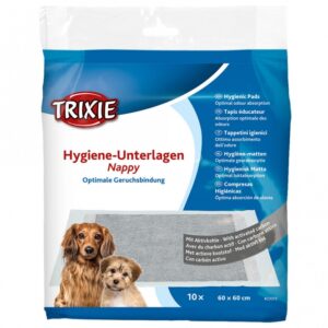 Entdecken Sie unser hochwertiges Stubenrein-Training für Hunde, das eine optimale Geruchsbindung bietet und somit ideal für die Erziehung Ihres Haustieres ist. Diese vielseitigen Einlagen sind nicht nur perfekt für das Stubenrein-Training, sondern auch als praktische Körbcheneinlage oder Schlafunterlage bei Inkontinenz geeignet. Dank des versiegelten Randes schützen sie zuverlässig vor dem Auslaufen von Flüssigkeiten und sorgen für eine saubere Umgebung. Hergestellt aus langfaserigem, natürlichem Zellstoff, sind sie besonders saugfähig und umweltfreundlich. Mit den kompakten Maßen von ca. 60 x 60 cm und einem Inhalt von 10 Stück sind diese Einlagen die perfekte Lösung für jeden Hundebesitzer, der Wert auf Qualität und Funktionalität legt.