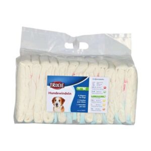 Die praktischen Einwegwindeln für Hunde bieten Ihnen und Ihrer Hündin optimale Hygiene bei Inkontinenz, Läufigkeit, nach Operationen und auf Reisen. Diese hochwertigen Windeln sind besonders saugstark und bieten durch den elastischen Gummizug an Bund und Beinausschnitten einen perfekten Sitz. Mit einer speziellen Rutenöffnung und breiten, beidseitigen Klebeverschlüssen sind sie einfach anzulegen und zu tragen. Im Set sind 12 Stück enthalten, ideal für kleine Hunderassen wie Yorkshire Terrier und Chihuahua mit einem Taillenumfang von ca. 20–28 cm. Wählen Sie die besten Einwegwindeln für Ihre Hündin und genießen Sie sorgenfreie Momente!