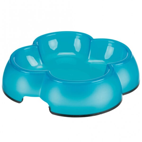 Dieser transparente Kunststoffnapf für Katzen überzeugt durch sein modernes Design und seine praktische Form. Mit einem Fassungsvermögen von ca. 0,25 Litern und einem Durchmesser von ca. 12 cm ist er ideal für Katzen aller Größen. Der rutschfeste Gummirand an der Unterseite sorgt dafür, dass der Napf stabil an seinem Platz bleibt, während die spülmaschinengeeignete Ausführung die Reinigung zum Kinderspiel macht. Trotz seiner mittelschweren Bauweise ist er robust und langlebig. Bitte beachten Sie, dass die Farbe je nach Lagerbestand ausgewählt wird, was dem Napf einen einzigartigen Charakter verleiht. Investieren Sie in diesen hochwertigen Katzennapf und bieten Sie Ihrem Haustier einen stilvollen und funktionalen Futterplatz!