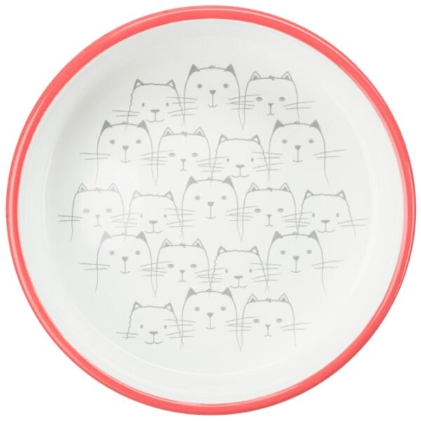 Dieser schöne Keramiknapf für Katzen vereint stilvolles Design und hohe Funktionalität. Mit einem Fassungsvermögen von ca. 0,3 Litern und einem Durchmesser von ca. 15 cm ist dieser flache Napf ideal für kleine bis mittelgroße Katzen. Die hochwertige Keramik sorgt nicht nur für eine ansprechende Optik, sondern ist auch langlebig und leicht zu reinigen. Gönnen Sie Ihrer Katze den besten Fressnapf, der sowohl praktisch als auch elegant ist – perfekt für jeden modernen Haushalt!