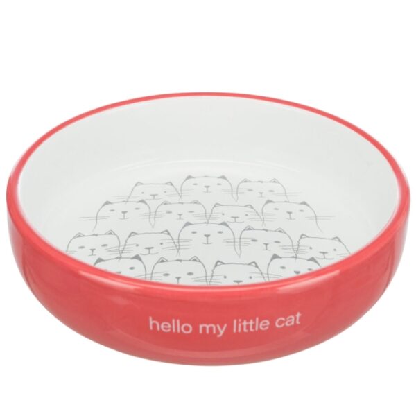 Dieser schöne Keramiknapf für Katzen vereint stilvolles Design und hohe Funktionalität. Mit einem Fassungsvermögen von ca. 0,3 Litern und einem Durchmesser von ca. 15 cm ist dieser flache Napf ideal für kleine bis mittelgroße Katzen. Die hochwertige Keramik sorgt nicht nur für eine ansprechende Optik, sondern ist auch langlebig und leicht zu reinigen. Gönnen Sie Ihrer Katze den besten Fressnapf, der sowohl praktisch als auch elegant ist – perfekt für jeden modernen Haushalt!
