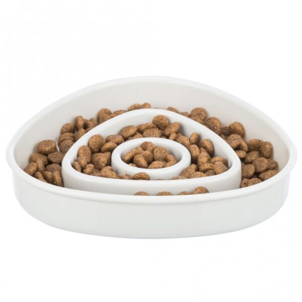 Dieser hochwertige Futternapf für Katzen ist die perfekte Lösung, um das Schlingen zu verhindern und sorgt für ein entspanntes Fressen. Mit seiner flachen Ausführung ist er für alle Futtersorten geeignet und bietet Ihrer Katze ein komfortables Fresserlebnis. Der rutschfeste Gummiring sorgt dafür, dass der Napf an seinem Platz bleibt, während Ihre Katze frisst. Zudem ist der Futternapf spülmaschinengeeignet, was die Reinigung besonders einfach macht. Mit den kompakten Maßen von ca. 0,35l und 15 × 15 cm passt er ideal in jede Küche. Die elegante graue Farbe fügt sich harmonisch in Ihr Zuhause ein. Investieren Sie in diesen praktischen und stilvollen Futternapf für Ihre Katze und genießen Sie sorgenfreies Füttern!