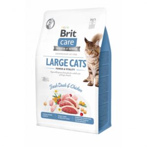 Entdecken Sie unser hochwertiges Alleinfuttermittel für erwachsene Katzen großer Rassen ab 12 Monaten. Diese Super Premium Trockennahrung bietet eine hypoallergene und getreidefreie Rezeptur, die reich an frischem Entenfleisch und leckerem Hühnerfleisch ist. Angereichert mit wertvollen Omega-3 und Omega-6 Fettsäuren unterstützt es die Gesundheit Ihrer Katze, fördert ein glänzendes Fell und eine gesunde Haut. Zudem sorgt Chondroitin für starke Zähne und Gelenke, während Taurin die Sehkraft sowie die Herz- und Gehirnfunktion stärkt. Unsere Mischung aus natürlichen Zutaten, einschließlich Obst und Kräutern, liefert essentielle Vitamine und Flavonoide für ein langes, vitales Leben. Ohne Farbstoffe, Konservierungsstoffe, GMO oder Soja – für die beste Ernährung Ihrer Katze!