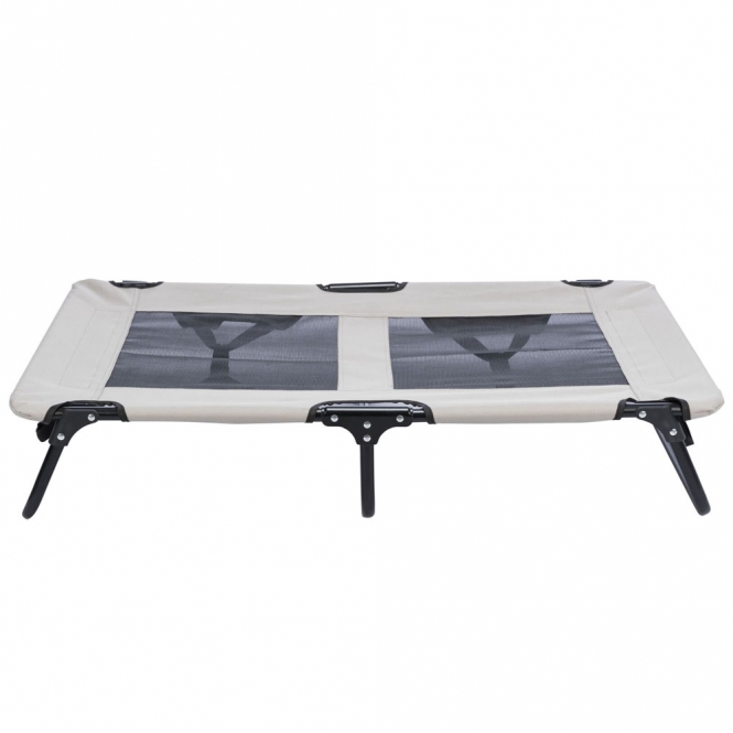 Diese hochwertige Liege aus Oxford-Polyester ist der perfekte Begleiter für entspannte Tage im Freien. Das stabile, pulverbeschichtete Metallgestell sorgt für eine hohe Stabilität und Langlebigkeit, während der atmungsaktive Netzstoff an warmen Tagen für eine angenehme Abkühlung sorgt. Dank des praktischen, zusammenklappbaren Designs lässt sich die Liege platzsparend verstauen und ist somit ideal für Garten oder Balkon. Mit Tragegriffen ausgestattet, ist der Transport mühelos. Der abnehmbare Bezug ist bei 30°C waschbar und garantiert eine einfache Pflege. Diese Liege ist bis zu 15 kg belastbar, besitzt Gummifüße für einen sicheren Stand und kommt in einem eleganten grau/schwarz. Die Maße von ca. 79 × 19 × 50 cm machen sie zu einem kompakten und funktionalen Möbelstück, das sich perfekt in jede Umgebung einfügt. Entdecken Sie den Komfort und die Vielseitigkeit dieser Liege für entspannte Stunden im Freien!