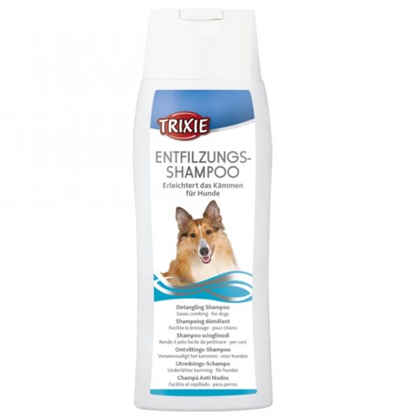 Unser hochwertiges Pflegespray für langhaarige Hunde erleichtert das Kämmen und beugt effektiv Verfilzungen vor. Mit einer praktischen Größe von 250 ml ist es ideal für die tägliche Pflege und sorgt dafür, dass das Fell Ihres Hundes glänzend und gesund bleibt. Die spezielle Formel enthält pflegende Inhaltsstoffe wie Panthenol, die das Fell entwirren und ihm ein seidiges Gefühl verleihen. Gönnen Sie Ihrem vierbeinigen Freund die beste Pflege, die er verdient – für ein müheloses Kämmen und eine wunderschöne Fellstruktur!