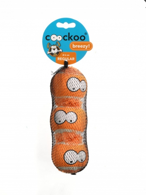 Die COOCKOO Hundespielzeuge BREEZY sind nicht nur ein echter Blickfang, sondern bieten auch hohe Qualität und Spielspaß für Ihren Hund. Mit einem stabilen Körper in Form eines Tennisballs sind diese Spielzeuge perfekt für aktive Hunde geeignet. Die leuchtend orange Farbe sorgt dafür, dass der Coockoo BREEZY leicht sichtbar ist und nicht so schnell verloren geht – ideal für Spiele im Freien. Das praktische 3er-Set im Netz ermöglicht abwechslungsreiche Spielstunden und sorgt für stundenlangen Spaß. Mit einem Durchmesser von 6,3 cm sind die BREEZY Spielzeuge die perfekte Wahl für jedes Hundespiel. Holen Sie sich jetzt die besten Hundespielzeuge für unvergessliche Momente mit Ihrem Vierbeiner!