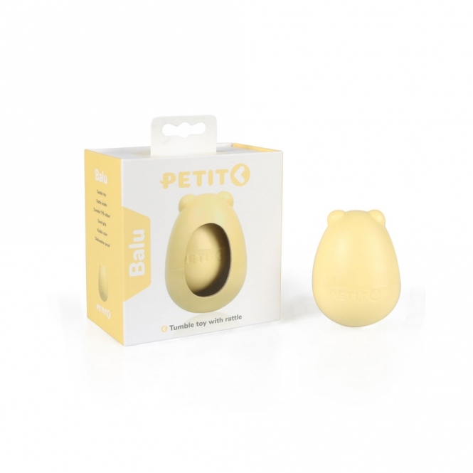 Entdecken Sie das drehende Spielzeug Balu von PETIT, das speziell für Welpen und kleine Hunde entwickelt wurde. Dieses interaktive Spielzeug dreht sich und erzeugt bei Berührung spannende Geräusche, die die Neugier Ihres Hundes über Stunden hinweg anregen. Hergestellt aus strapazierfähigem, reißfestem TPE-Gummi, ist es nicht nur langlebig, sondern auch ergonomisch gestaltet und in einer auffälligen gelben Farbe erhältlich, die Hunde gut wahrnehmen können. Mit einer praktischen Größe von ca. 8 x 6 x 6 cm und der Möglichkeit, es in der Spülmaschine zu reinigen, ist Balu das perfekte Spielzeug für stundenlangen Spaß und Beschäftigung. Machen Sie das Spielzeug Balu zu einem unverzichtbaren Begleiter für Ihren vierbeinigen Freund!