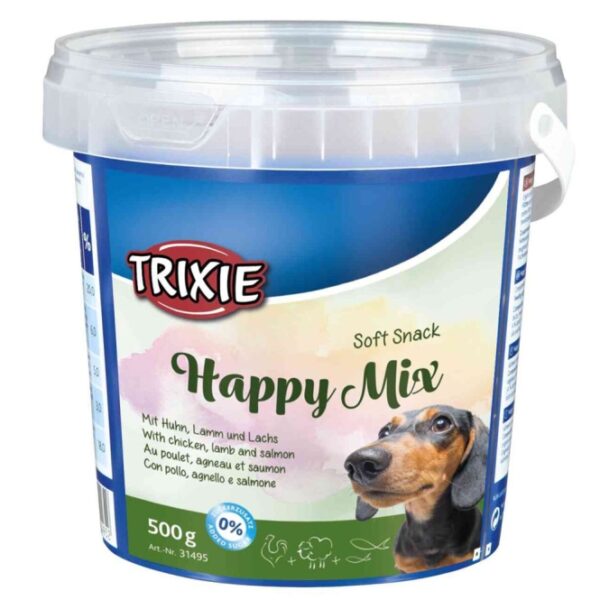 Entdecken Sie unser hochwertiges Ergänzungsfuttermittel für Hunde, das köstliche Belohnungssnacks mit Huhn, Lamm und Lachs vereint. Diese leckeren Snacks sind zuckerfrei und kommen in einem praktischen, wiederverschließbaren Kunststoffeimer, ideal für die Aufbewahrung. Unsere sorgfältig ausgewählte Zusammensetzung enthält 4% Reis, 4% Huhn, 4% Lamm und 4% Lachs, kombiniert mit pflanzlichen Nebenerzeugnissen sowie gesunden Ölen und Fetten. Mit einem Rohproteinanteil von 20,0% und einem Rohfettanteil von 6,0% bieten diese Snacks eine hohe Qualität, die Ihren Hund begeistert. Gönnen Sie Ihrem vierbeinigen Freund diese schmackhaften Snacks – die perfekte Belohnung für jeden Tag! Der Inhalt beträgt 500g und enthält keine Farb- oder Konservierungsstoffe.