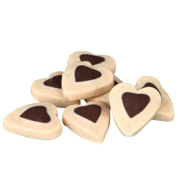 Entdecken Sie unsere hochwertigen Ergänzungsfuttermittel für Hunde, die in Form von köstlichen Belohnungssnacks mit Lamm und Reis erhältlich sind. Diese leckeren Snacks sind zuckerfrei und ideal verpackt in einem praktischen, wieder verschließbaren Kunststoffeimer, der die Frische erhält. Unsere sorgfältig ausgewählten Zutaten bestehen aus Getreide, Reis, 5% Lammfleisch sowie pflanzlichen Nebenerzeugnissen, Ölen und Fetten, die Ihrem Hund ein optimales Geschmackserlebnis bieten. Mit einem hohen Rohproteinanteil von 20,0% und wichtigen Nährstoffen sind diese Snacks nicht nur schmackhaft, sondern auch gesund. Perfekt für die Belohnung oder als schmackhafte Zwischenmahlzeit – gönnen Sie Ihrem Hund das Beste! Inhalt: 500g.