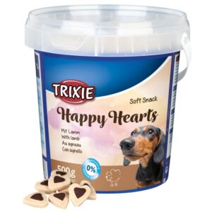 Entdecken Sie unsere hochwertigen Ergänzungsfuttermittel für Hunde, die in Form von köstlichen Belohnungssnacks mit Lamm und Reis erhältlich sind. Diese leckeren Snacks sind zuckerfrei und ideal verpackt in einem praktischen, wieder verschließbaren Kunststoffeimer, der die Frische erhält. Unsere sorgfältig ausgewählten Zutaten bestehen aus Getreide, Reis, 5% Lammfleisch sowie pflanzlichen Nebenerzeugnissen, Ölen und Fetten, die Ihrem Hund ein optimales Geschmackserlebnis bieten. Mit einem hohen Rohproteinanteil von 20,0% und wichtigen Nährstoffen sind diese Snacks nicht nur schmackhaft, sondern auch gesund. Perfekt für die Belohnung oder als schmackhafte Zwischenmahlzeit – gönnen Sie Ihrem Hund das Beste! Inhalt: 500g.