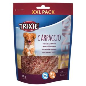 Entdecken Sie unser hochwertiges Ergänzungsfuttermittel für Hunde – die perfekten Belohnungssnacks mit köstlicher Ente und feinem Fisch. Mit einem Fleischgehalt von 65 % und einem Fischgehalt von 20 % sind diese Snacks reich an Proteinen und ideal für die gesunde Ernährung Ihres Hundes. Unsere glutenfreien Leckerli kommen ganz ohne Zuckerzusatz aus und bieten Ihrem Vierbeiner einen unvergleichlichen Geschmack. Praktisch verpackt im wieder verschließbaren Beutel bleiben die Snacks frisch und schmackhaft. Inhalt: 80 g – eine gesunde Wahl für Ihren treuen Begleiter!