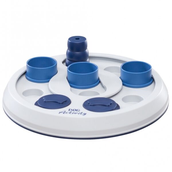 Dieses innovative Intelligenzspielzeug ist speziell für kleinere Hunde konzipiert und bietet ein spannendes Brettspiel auf Level 2, das die geistige Auslastung Ihres vierbeinigen Freundes fördert. Mit einem Kegel, Vertiefungen und praktischen Schiebedeckeln sorgt es für abwechslungsreiche Herausforderungen, die die Neugier Ihres Hundes wecken. Der rutschfeste Gummiring garantiert Stabilität während des Spiels, während das hochwertige Kunststoffmaterial eine einfache Reinigung ermöglicht, denn das Spielzeug ist spülmaschinenfest. Inklusive einer hilfreichen Trainingsanleitung unterstützt es Sie dabei, das Beste aus den Spielstunden herauszuholen. Zudem ist es tierschutzkonform nach § 18 (AT) und hat einen Durchmesser von ca. 23 cm – ideal für kleine Hunde, die Spaß an interaktiven Spielen haben. Entdecken Sie jetzt dieses hochwertige und günstige Intelligenzspielzeug für Ihren treuen Begleiter!