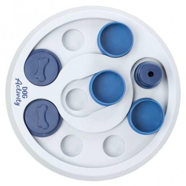 Dieses innovative Intelligenzspielzeug ist speziell für kleinere Hunde konzipiert und bietet ein spannendes Brettspiel auf Level 2, das die geistige Auslastung Ihres vierbeinigen Freundes fördert. Mit einem Kegel, Vertiefungen und praktischen Schiebedeckeln sorgt es für abwechslungsreiche Herausforderungen, die die Neugier Ihres Hundes wecken. Der rutschfeste Gummiring garantiert Stabilität während des Spiels, während das hochwertige Kunststoffmaterial eine einfache Reinigung ermöglicht, denn das Spielzeug ist spülmaschinenfest. Inklusive einer hilfreichen Trainingsanleitung unterstützt es Sie dabei, das Beste aus den Spielstunden herauszuholen. Zudem ist es tierschutzkonform nach § 18 (AT) und hat einen Durchmesser von ca. 23 cm – ideal für kleine Hunde, die Spaß an interaktiven Spielen haben. Entdecken Sie jetzt dieses hochwertige und günstige Intelligenzspielzeug für Ihren treuen Begleiter!