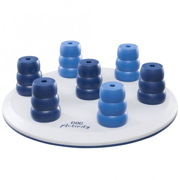 Entdecken Sie unser hochwertiges Intelligenzspielzeug Level 1, das speziell für Hunde entwickelt wurde. Dieses innovative Spielbrett mit 7 Kegeln bietet eine spannende Herausforderung und fördert die geistige Aktivität Ihres Vierbeiners. Dank des rutschfesten Gummirings bleibt das Spielzeug sicher an seinem Platz, während Ihr Hund spielt und lernt. Hergestellt aus robustem Kunststoff, ist es nicht nur langlebig, sondern auch spülmaschinengeeignet für eine einfache Reinigung. Inklusive einer detaillierten Trainingsanleitung, erfüllt dieses Spielzeug die tierschutzkonformen Anforderungen nach § 18 (AT). Mit einem Durchmesser von ca. 29 cm ist es die perfekte Wahl für alle, die ihrem Hund hochwertige Beschäftigungsmöglichkeiten bieten möchten. Holen Sie sich jetzt dieses intelligente Spielzeug und unterstützen Sie die Entwicklung Ihres Hundes auf spielerische Art!