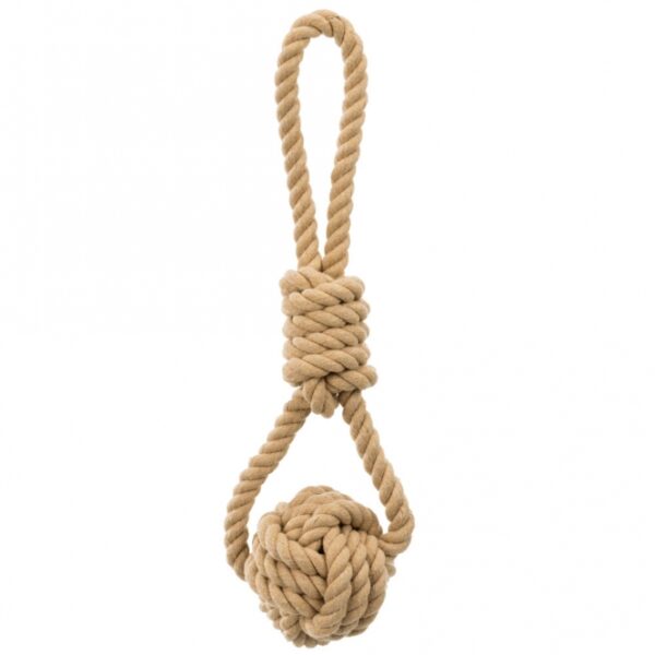 Dieser hochwertige Spielball aus einer robusten Baumwolle-Polyester-Mischung hat einen Durchmesser von ca. 8 cm und eine Länge von ca. 30 cm, ideal für aktive Hunde und Katzen. Mit seinem strapazierfähigen Material sorgt er für stundenlangen Spielspaß und fördert die körperliche Aktivität Ihrer Tiere. Zudem unterstützt der Verkauf dieser Serie wichtige Meeresschutzprojekte und trägt somit aktiv zum Natur- und Artenschutz bei. Entscheiden Sie sich für diesen umweltfreundlichen Spielball und bieten Sie Ihrem Haustier nicht nur Freude, sondern auch ein gutes Gewissen.