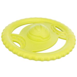 Entdecke den gemeinsamen Wasserspaß mit unserer hochwertigen Aqua Toy Disc, dem idealen Schwimmspielzeug für Hunde und Halter! Wenn dein Hund das Wasser liebt, ist diese farbenfrohe und gut sichtbare Disc der perfekte Begleiter für aufregende Spiel- und Schwimmrunden an heißen Tagen. Sie sorgt nicht nur dafür, dass dein Vierbeiner sich abkühlt, sondern fördert auch aktiv seine körperliche Fitness durch Muskelaufbau und Ausdauertraining. Hergestellt aus strapazierfähigem thermoplastischem Gummi (TPR) und mit einer praktischen Ballform in der Mitte, ist die Aqua Toy Disc einfach zu werfen und bleibt gut sichtbar im Wasser. Mit einem Durchmesser von ca. 20 cm ist sie perfekt für stundenlangen Spaß im kühlen Nass geeignet. Überrasche deinen Hund mit diesem effektiven Wasserspielzeug und genieße unvergessliche Momente im Freien!