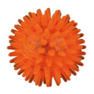 Dieser blinkende Igelball aus hochwertigem thermoplastischem Gummi (TPR) ist das perfekte Spielzeug für Ihren Vierbeiner! Das robuste und langlebige Material sorgt dafür, dass der Ball auch bei intensivem Spielvergnügen standhält und ist zudem schwimmfähig. Bei jedem Aufprall auf den Boden beginnt der Ball zu blinken, was das Interesse Ihres Hundes weckt und für stundenlangen Spielspaß sorgt. Mit einem Durchmesser von ca. 5 cm und einer beeindruckenden Leuchtdauer von ca. 50 Stunden ist dieser Igelball ein echtes Highlight für jeden Hundebesitzer. Bitte beachten Sie, dass die Farben variieren und eine Farbwahl aufgrund des Lagerbestands nicht möglich ist. Holen Sie sich jetzt dieses spannende Spielzeug für Ihren geliebten Vierbeiner und fördern Sie dessen Aktivität und Freude!