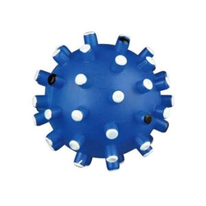 Entdecken Sie den hochwertigen Igelspielball mit Noppen, der aus strapazierfähigem Vinyl gefertigt ist und über einen integrierten Squeeker verfügt. Mit einem Durchmesser von ca. 9,5 cm ist dieser Spielball perfekt für Hunde jeden Alters und sorgt für stundenlangen Spielspaß. Die verschiedenen, lebendigen Farben bringen Freude in das Spiel Ihres Haustiers. Bitte beachten Sie, dass die Farbwahl je nach Lagerbestand erfolgt, was die Überraschung beim Auspacken erhöht. Dieser Spielball ist nicht nur robust, sondern auch ein ideales Spielzeug, um die Bindung zwischen Ihnen und Ihrem Vierbeiner zu stärken.
