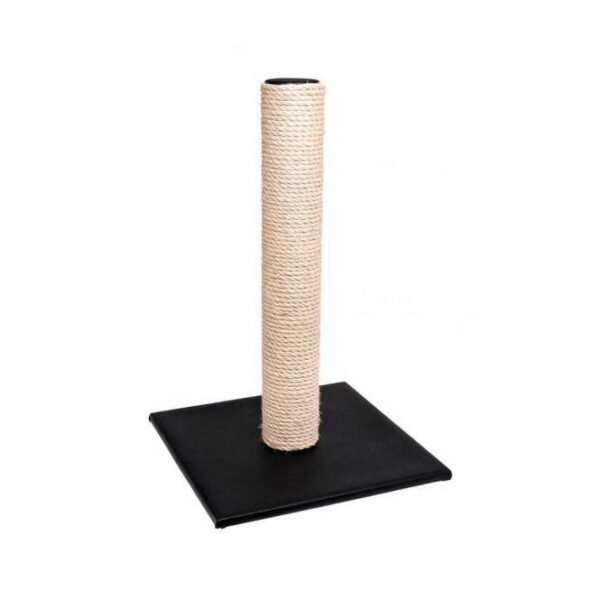 Die stilvolle Kratzsäule Skai ist die perfekte Lösung für die artgerechte Krallenpflege Ihrer Wohnungskatze und fügt sich zudem elegant in jedes Zuhause ein. Mit einer großzügigen Bodenplatte und einem Sisalstamm, der mit hochwertigem Kunstleder bezogen ist, bietet sie nicht nur einen sicheren Stand, sondern auch ein ansprechendes Design. Die Maße von ca. 38 x 38 x 59 cm machen diese Kratzsäule ideal für Katzen aller Größen. Gönnen Sie Ihrer Katze die beste Krallenpflege mit dieser edlen und funktionalen Kratzsäule in klassischem Braun – für ein glückliches und gesundes Katzenleben!