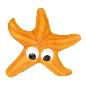 Entdecken Sie unser hochwertiges Latex-Spielzeug für Hunde in der beliebten Form eines Seesterns, das mit einem lustigen Squeeker ausgestattet ist. Dieses strapazierfähige Hundespielzeug hat eine Füllung aus weichem Polyestervlies und ist perfekt für stundenlangen Spielspaß. Es eignet sich auch ideal für Welpen, die gerade ihre Zähne bekommen. Mit einem Durchmesser von ca. 23 cm ist es die perfekte Größe für kleine und mittelgroße Hunde. Gönnen Sie Ihrem vierbeinigen Freund dieses günstige und hochwertige Spielzeug, das nicht nur die Spielzeit bereichert, sondern auch die Zahngesundheit fördert.