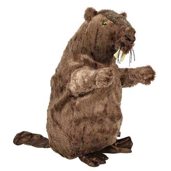 Trixie Biber Plüschspielzeug, 40 cm, weiches Kuschelspielzeug für Hunde