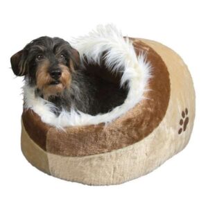 Dieses bequeme Wendekissen ist ideal für große Katzen und mittelgroße Hunde und bietet optimalen Komfort und Unterstützung. Der Softplüsch-Bezug aus hochwertigem Polyester sorgt für ein angenehmes Liegegefühl, während die Schaumstoff-Füllung eine perfekte Anpassung an den Körper Ihres Haustieres gewährleistet. Mit einem rutschfesten Boden bleibt das Kissen an Ort und Stelle, egal wie aktiv Ihr Vierbeiner ist. Die Maße von ca. 41 × 30 × 50 cm und die ansprechende Farbe in beige/braun machen es zu einem stilvollen Accessoire für jedes Zuhause. Zudem ist das Kissen handwaschbar, was die Pflege einfach und unkompliziert gestaltet. Gönnen Sie Ihrem Haustier den besten Schlafplatz mit diesem praktischen und stilvollen Kissen!