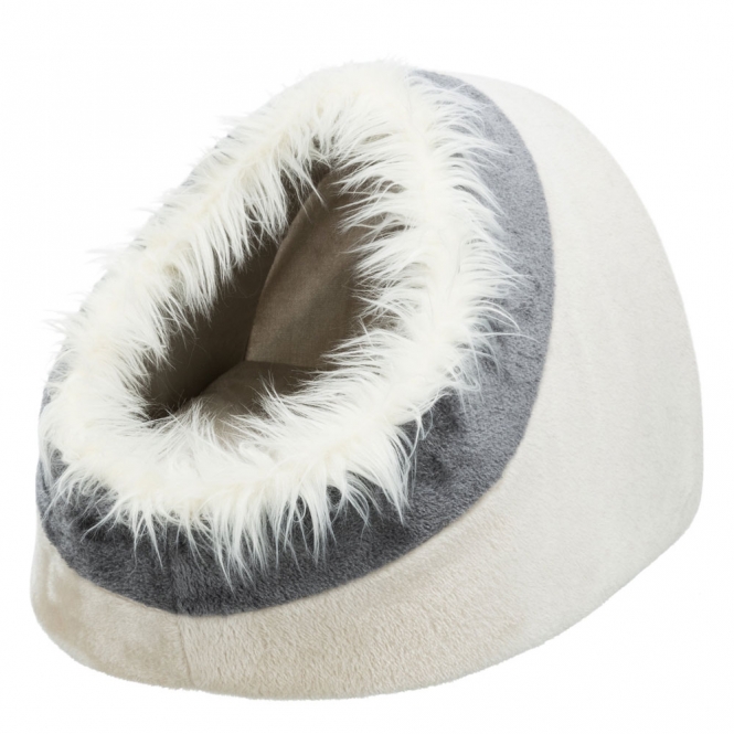 Dieses gemütliche Wendekissen ist ideal für große Katzen und mittelgroße Hunde und sorgt für ultimativen Komfort. Der weiche Softplüschbezug aus hochwertigem Polyester und die bequeme Schaumstoff-Füllung bieten eine angenehme Liegefläche. Mit einer Größe von ca. 41 × 30 × 50 cm passt es perfekt in jedes Zuhause. Der rutschfeste Boden sorgt dafür, dass das Kissen an seinem Platz bleibt, während die Handwäsche eine einfache Reinigung ermöglicht. In einem stilvollen hellgrau/grau ist dieses Kissen nicht nur funktional, sondern auch ein elegantes Accessoire für Ihr Zuhause. Gönnen Sie Ihrem Haustier den besten Schlafplatz mit diesem praktischen und günstigen Wendekissen!