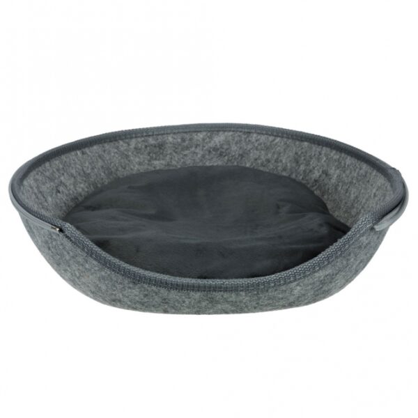 Die Kuschelhöhle Luna ist der perfekte Rückzugsort für Ihr Haustier. Hergestellt aus hochwertigem, formstabilem Filz (Polyester), bietet sie nicht nur eine isolierende und schmutzabweisende Oberfläche, sondern auch einen gemütlichen Schlafplatz. Dank des praktischen Reißverschlusses kann die Oberseite der Höhle abgenommen werden, sodass sie auch als offenes Bett verwendet werden kann. Das weiche Kissen mit Plüsch-Bezug und Polyestervlies-Füllung sorgt für zusätzlichen Komfort und lässt sich einfach per Handwäsche reinigen. Mit den kompakten Maßen von ca. 40 x 24 x 46 cm passt die Kuschelhöhle Luna perfekt in jede Ecke und ist ideal für kleine und mittelgroße Haustiere. Gönnen Sie Ihrem Liebling einen kuscheligen Rückzugsort – die Kuschelhöhle Luna ist die ideale Wahl für einen entspannten Schlaf!