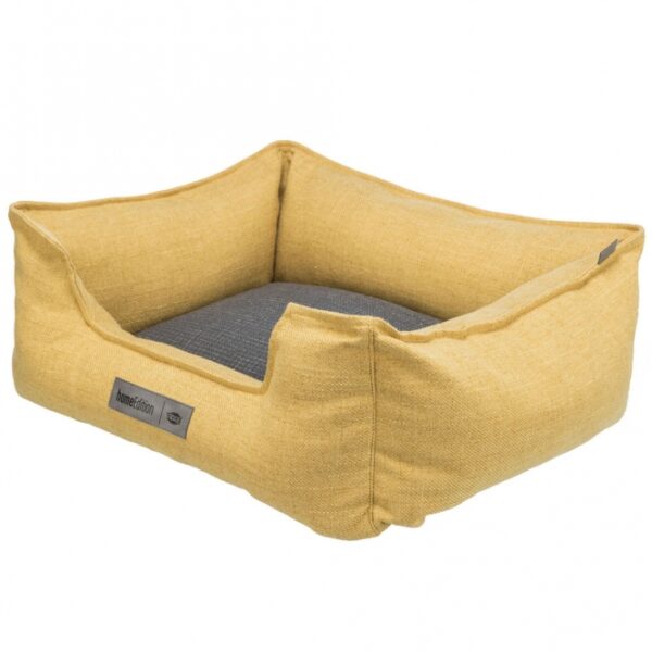 Dieser stilvolle und praktische Webstoff-Sitzsack ist der perfekte Begleiter für Ihr Zuhause. Mit einem hochwertigen Polyester-Bezug und einer bequemen Polyestervlies-Füllung bietet er maximalen Komfort. Das fest integrierte Kissen sorgt für zusätzlichen Halt und Entspannung. Der Bezug ist abnehmbar und bei 40°C waschbar, was die Pflege einfach und unkompliziert macht. Dank des rutschfesten Bodens bleibt der Sitzsack an seinem Platz und eignet sich ideal für jedes Zimmer. In einem modernen gelb/dunkelgrauen Design und den Maßen von ca. 80 x 60 cm passt er perfekt in jeden Wohnraum. Investieren Sie in diesen hochwertigen Sitzsack für gemütliche Stunden!