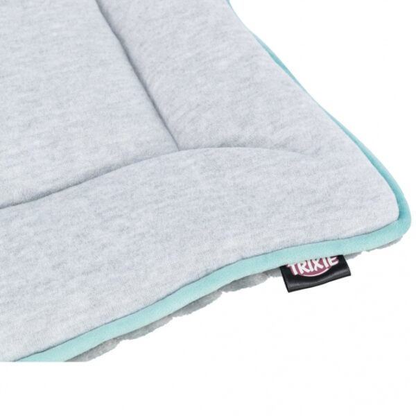 Entdecken Sie unser hochwertiges Kissen aus weichem Sweat-Material und Plüsch, das nicht nur durch seinen komfortablen Polyester-Bezug besticht, sondern auch mit einer angenehmen Polyestervlies-Füllung für optimalen Sitzkomfort sorgt. In der eleganten Farbkombination hellgrau und mint fügt es sich perfekt in jede moderne Einrichtung ein. Mit den praktischen Maßen von ca. 50 × 40 cm ist es ideal für Ihr Sofa, Bett oder als dekoratives Element in jedem Raum. Gönnen Sie sich dieses stilvolle und bequeme Kissen – die perfekte Wahl für jeden, der Wert auf hohe Qualität und ein ansprechendes Design legt.