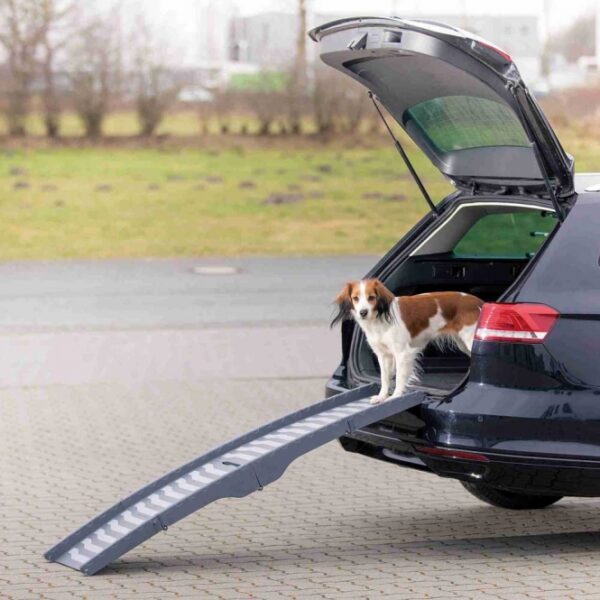 Dieser praktische Hundesport-Bereich ist ideal für alle Hundebesitzer, die Wert auf Sicherheit und Funktionalität legen. Die rutschfeste Lauffläche sorgt selbst bei Nässe für optimalen Halt, während die rutschfesten Gummifüße zusätzlichen Standfestigkeit bieten. Mit einem Gewicht von nur 3,8 kg und einem praktischen Tragegriff lässt sich die Matte platzsparend verstauen und einfach transportieren. Hergestellt aus robustem Kunststoff und TPR, hat die Matte die Maße von ca. 39 × 150 cm und eignet sich hervorragend für Hunde bis zu 25 kg. Investieren Sie in diese hochwertige und günstige Lösung für mehr Sicherheit und Komfort beim Training Ihres Hundes!
