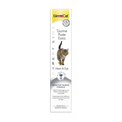 Die GimCat Taurine Paste Extra ist ein hochwertiges Ergänzungsfuttermittel für Katzen, das einen essentiellen Nährstoff zur Sicherstellung der Herzfunktion und Sehkraft liefert. Katzen können Taurin nicht ausreichend selbst produzieren, weshalb es wichtig ist, dass sie es über ihre Nahrung aufnehmen. Diese innovative Paste enthält die besondere „Bioactive-Taurine-Formula“, die effektiv Taurinmangel ausgleicht und die Leistungsfähigkeit von Herz und Augen unterstützt. Die Kombination aus hochwertigem Taurin und wertvollem Grünlippmuschelpulver fördert die Gesundheit Ihrer Katze. Zusätzlich sorgt ein Vitamin B-Komplex sowie Calcium für eine optimale Nerven- und Herzfunktion und unterstützt den Energiestoffwechsel. Die GimCat Taurine Paste ist laktosefrei und enthält keine Konservierungsstoffe, Geschmacksverstärker, Zuckerzusätze oder Farbstoffe – ideal für eine gesunde Ernährung Ihrer Katze. Füttern Sie täglich 6 cm direkt aus der Tube oder mischen Sie es unter das Futter, um Ihre Katze optimal zu versorgen. Entscheiden Sie sich für die beste Taurinversorgung und schenken Sie Ihrer Katze ein aktives und gesundes Leben!