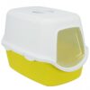 Die Katzentoilette Vico mit Haube ist die perfekte Lösung für alle Katzenbesitzer, die Wert auf Sauberkeit und Stil legen. Mit den praktischen Easy Click-Verschlüssen lässt sich die Toilette mühelos öffnen und reinigen, was den Pflegeaufwand erheblich reduziert. Hergestellt aus hochwertigem Kunststoff, ist sie nicht nur langlebig, sondern auch leicht zu handhaben. Die kompakten Maße von ca. 40 × 40 × 56 cm passen in jede Ecke Ihres Zuhauses, während die frische Farbkombination aus lime und weiß einen modernen Akzent setzt. Entscheiden Sie sich für die Katzentoilette Vico – Qualität und Funktionalität zu einem günstigen Preis!