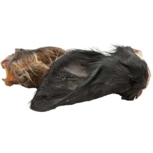 Getrocknete Kalbsohren sind der ideale Kauartikel für große und sehr große Hunde, die auf der Suche nach einem robusten Snack sind. Diese hochwertigen Leckerlis sind auch perfekt für sensible Hunde und Allergiker geeignet, da sie aus reinem Kalbfell bestehen. Mit einem hohen Rohproteingehalt von 67,2% und einem niedrigen Rohfettanteil von 5,4% bieten sie eine gesunde und schmackhafte Belohnung für jeden Hund. Achten Sie darauf, Ihrem Vierbeiner stets ausreichend frisches Wasser zur Verfügung zu stellen, während er diesen köstlichen Belohnungssnack genießt. Verwöhnen Sie Ihren Hund mit diesen natürlichen Kalbsohren und fördern Sie gleichzeitig seine Zahngesundheit!