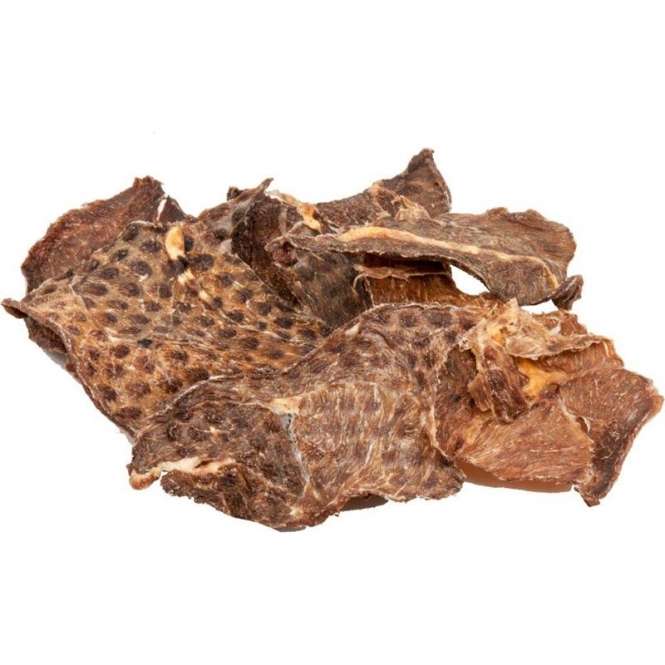 Entdecken Sie unseren besonders bekömmlichen und köstlichen Hundesnack aus 100% hochwertigem Hirschfleisch, ideal für Allergiker und Hunde, die gebarft werden. Dieser leckere Snack bietet mit 20% Rohprotein, 11% Rohfett, 1% Rohasche und 0,3% Rohfaser eine ausgewogene Ernährung für Ihren Vierbeiner. Unsere natürlichen Zutaten stammen von frei lebendem Wild und garantieren höchste Qualität. Vergessen Sie nicht, Ihrem Hund stets ausreichend frisches Wasser zur Verfügung zu stellen, damit er gesund und vital bleibt. Gönnen Sie Ihrem Hund diesen gesunden Snack und unterstützen Sie seine Ernährung auf natürliche Weise!