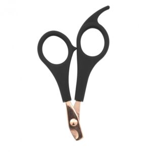 Der hochwertige Nageltrimmer von Noir aus robustem verzinktem Edelstahl ist die perfekte Wahl für die Pflege von weichen und mittelstarken Krallen. Mit seinem ergonomischen Handgriff bietet er maximalen Komfort und eine einfache Handhabung. Diese kompakte und scharfe Nagelschere überzeugt durch ihre Langlebigkeit und hohe Qualität. Die praktischen Maße von 11,8 x 6 cm machen sie zu einem idealen Begleiter für die Haustierpflege. Investieren Sie in diesen leistungsstarken Nageltrimmer und sorgen Sie für gesunde Krallen Ihres geliebten Vierbeiners!