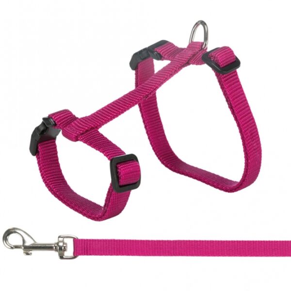 Dieser hochwertige Katzenharnesser ist speziell für große Katzen konzipiert und bietet optimalen Komfort und Sicherheit. Mit einem stufenlos verstellbaren Gurtband, das sich perfekt an den Bauchumfang von ca. 34-57 cm anpasst, sorgt er für eine individuelle Passform. Die Breite von 13 mm und die 1,20 m lange Leine bieten zusätzliche Flexibilität und Bewegungsfreiheit beim Spazierengehen. Dank der praktischen Schnappverschlüsse ist das Anlegen und Abnehmen besonders einfach. Bitte beachten Sie, dass die verfügbaren Farben je nach Lagerbestand variieren können. Investieren Sie in diesen praktischen Katzenharnesser für große Katzen, um gemeinsame Abenteuer in der Natur zu genießen!