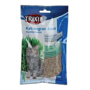 Entdecken Sie unser hochwertiges Bio-Katzengrassaat im praktischen Beutel, perfekt zum Selbstziehen für Ihre Kätzchen und Katzen. Dieses besonders weiche Biogras ist reich an Vitaminen und Nährstoffen, die das Wohlbefinden Ihrer Samtpfoten fördern. Mit einem Inhalt von ca. 100 g bietet unser Katzengrassaat eine ideale Ergänzung zur Ernährung Ihrer Tiere und sorgt für gesunde Verdauung sowie ein glückliches Katzenleben. Günstig und einfach anzubauen, ist es die beste Wahl für Katzenliebhaber, die ihren Haustieren etwas Gutes tun möchten. Verwöhnen Sie Ihre Katze mit frischem Gras und beobachten Sie, wie sie es genießt!