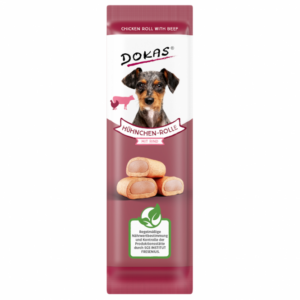 Entdecken Sie die köstliche Hühnchen-Rolle, die perfekte Belohnung für Ihren Hund! Diese softe Rolle mit einem weichen Kern besteht aus hochwertigem Hühnchenbrustfilet (73 % Huhn) und einer cremigen Füllung aus zartem Rindfleisch (15 %). Mit 78 % Huhn und natürlichen Zutaten ist dieser Snack nicht nur schmackhaft, sondern auch nahrhaft. Die Analyse zeigt einen hohen Rohproteingehalt von 21,9 % und eine ausgewogene Zusammensetzung, die Ihrem Hund zugutekommt. Ideal als Snack zwischen den Mahlzeiten, sorgt die Hühnchen-Rolle für Freude und Zufriedenheit bei jedem Biss. Denken Sie daran, die Futtermenge entsprechend anzupassen und immer frisches Wasser bereitzustellen. Lagern Sie die Rolle kühl und trocken, und nach dem Öffnen im Kühlschrank, um die Frische zu bewahren. Verwöhnen Sie Ihren Vierbeiner mit dieser leckeren, hochwertigen Hühnchen-Rolle und machen Sie jeden Tag zu etwas Besonderem!
